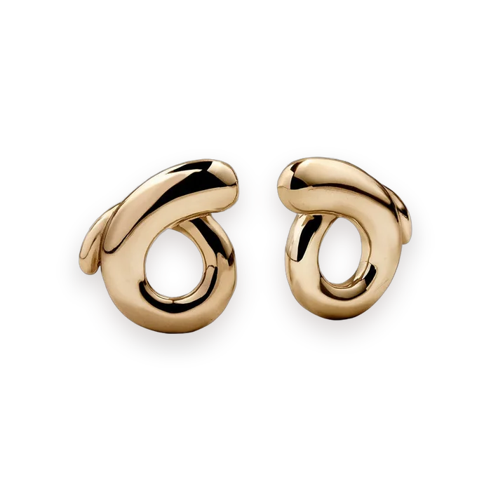 BaubleBar Cassidy Statement Stud Earrings - Gold