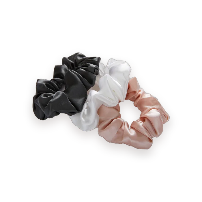 Brooklinen Silk Scrunchie Set