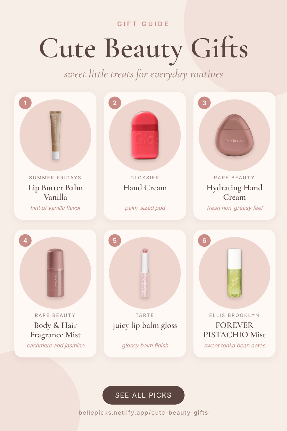 Cute Beauty Gifts for Her: Little Skincare and Perfume Treats
